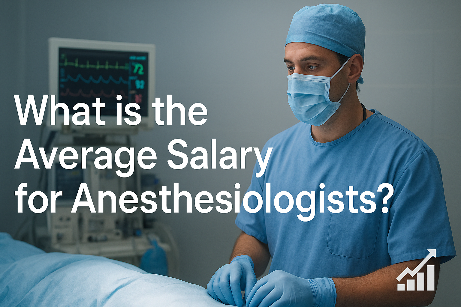 What is the average salary for anesthesiologists?